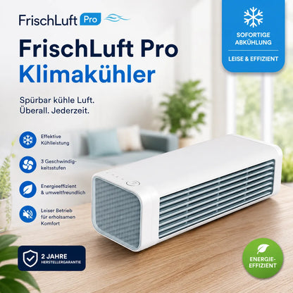 FrischLuft Pro - Tragbarer Klimaanlagenkühler ohne Installation